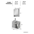 thumbnail image 4 of Mueble para Baño Completo con Lavamanos, Monomando y Botiquín con Espejo, Gabinete Moderno con Almacenamiento Amplio, Diseño Elegante y Funcional., 4 of 5