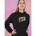thumbnail image 2 of Proud Ally Colorful Banner Hoodie Women -Smartprints Designs, Female Large, 2 of 4