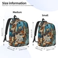 thumbnail image 2 of Salouo Whimsical Cats Night Cafe for Travel Backpack for Men Women,Casual Laptop Backpack Daypack Business Work Bag for Travel、Hiking、Weekend -Medium, 2 of 5