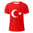 thumbnail image 3 of Xdzjlr T-Shirt Homme Imprimé Thème Dinde Col Rond Manches Courtes Tendance T-Shirt Homme,TG, 3 of 4