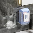 thumbnail image 6 of Kitchen Wipes Storage Box, 2024 New Non-Slip Flushable Wipes Holder for Bathroom Toilet, Wall-Mounted Clear Wet Tissue Dispenser Container Box No Punching Refillable Keeps Baby Wipes Fresh Case, 6 of 13
