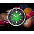 thumbnail image 3 of 12" Seiko Heritage Brilliant Green Watch Face Dial Wall Clock, 3 of 8