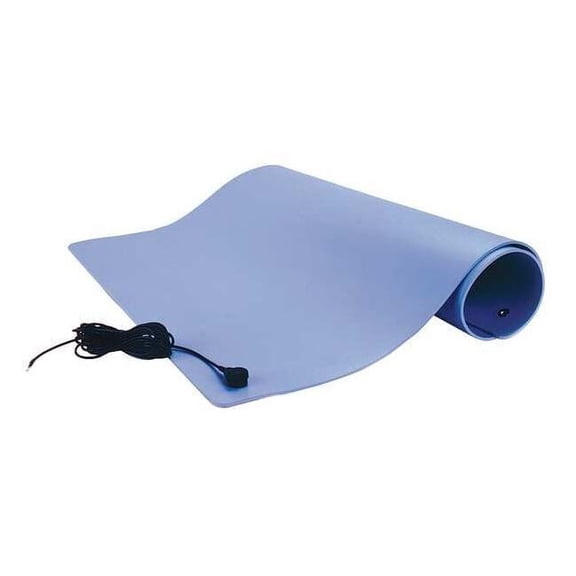 Scs Dissipative Floor Mat,Blue,2 x 3 ft. TM2436L3BL-L