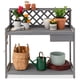 thumbnail image 1 of Banco para macetas Best Choice Products, exterior, jardín, gris, 1 of 7