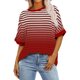 thumbnail image 2 of Camiseta de Manga Corta de Cuello Redondo de Impresión Cómoda Casual para las Mujeres, Camisetas Cortas para las Mujeres, 2 of 4