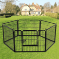 thumbnail image 4 of Renwick 24 Panels Heavy Duty Dog Playpen Pet Exercise Fence Black, 4 of 12