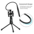 thumbnail image 2 of Desktop Microphone Tripod Stand Foldable Mic Stand with Shock Mount Portable Mic Holder Double-Net Pop Filter Gooseneck for Podcasts Internet Chat Meetings Lectures Online Show, 2 of 8