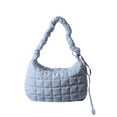 thumbnail image 3 of DGMIOCS Puffer Tote Bag 2026 Women Quilted Crossbody Pleated Carryall Shoulder Bag Ladies Gym Handbag Colorful Pad Puff Purse Light Blue, 3 of 3