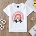 thumbnail image 2 of TAIAOJING Mommy and Me Outfits T Short Tops And Blouse Casual Kids Me Summer Clothes Shirt Outfits Sleeve Family Baby Mommy For Toddler Rainbow Tee Girls Girls Tops, 2 of 9