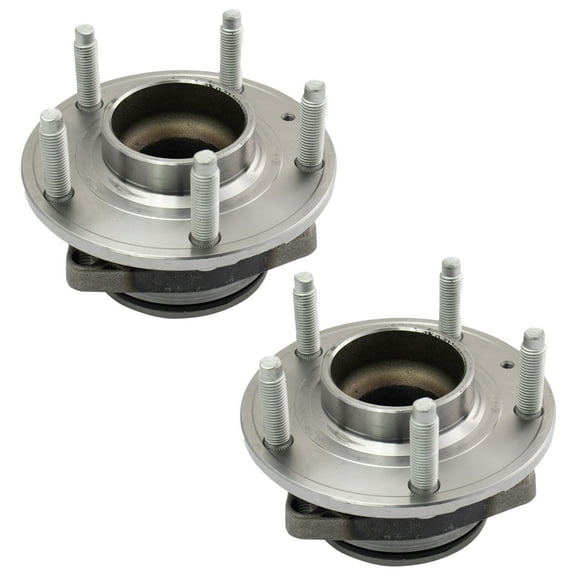 TRQ Front Wheel Bearing & Hub Assembly Set Driver & Passenger Sides for Corvette BHA65446 Fits select: 2014-2019 CHEVROLET CORVETTE