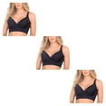 thumbnail image 4 of Sonducket Sujetador de copa profunda para mujer con axilas de alambre Fajas con cuello en V Sujetadores push-up Cierre trasero Sujetador Ropa Type1 NO1, 4 of 6