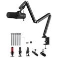 thumbnail image 1 of Soporte de micrófono KU XIU de aleación de aluminio Boom Arm para escritorio, 1 of 7