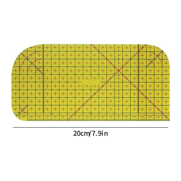 Guczhu Ironing Ruler Plastic-Hot Ironing Ruler Hot Ironing Measuring Ruler Patchwork Tools For Clothing Makin