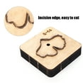 thumbnail image 4 of Handmade Leather Craft Cutting Die DIY Hand Tool For Leather Patterns, Labels, And Cardboard G-01 - G-08, 4 of 8