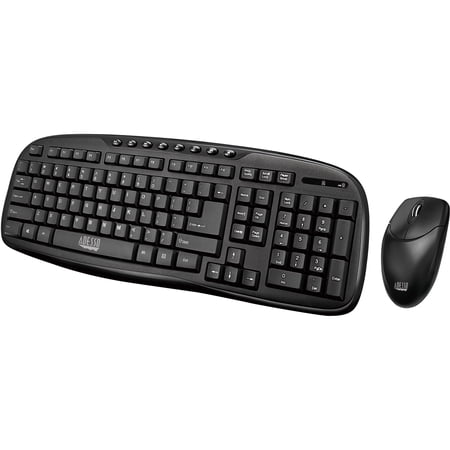 UPC: 0783750007740 | Adesso WKB-1330CB- 2.4 GHz Wireless Desktop Keyboard and Mouse Combo