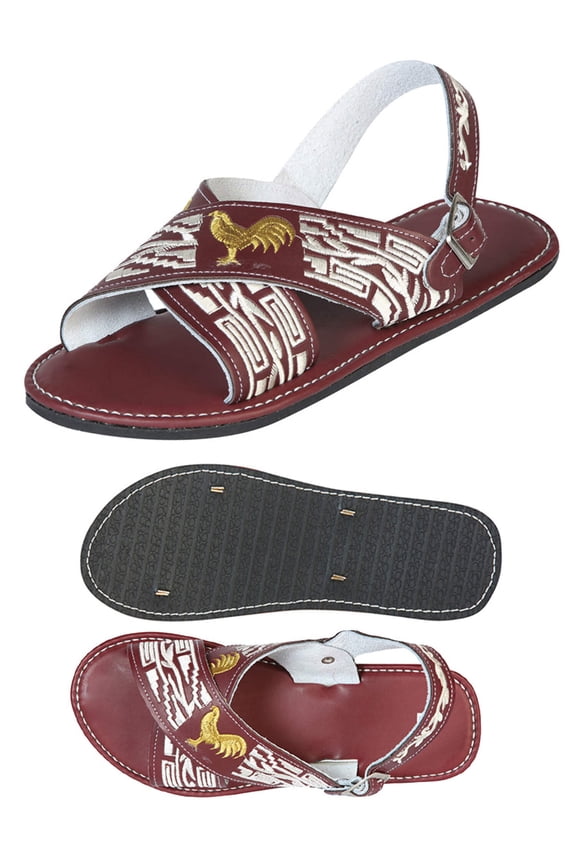 Mexican Artisanal Sandals 50% Leather, 50% Synthetic Shedron 603791