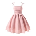 thumbnail image 2 of TrendOFT Black Dress Girls Summer Dress Sleeveless Princess Gown Elegant Suspender Style Soft Fabric Fashion Party Dress Pink 13-14 Years, 2 of 6