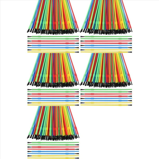 Juego de 500 Pinceles de Plástico A Granel para Pintar, Pintar Al Óleo, Acuarela, Suministros para el Aula para Artes y Manualidades