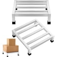 thumbnail image 1 of 2 Pack Dunnage Rack 13.8" Long x 13.8" Wide, 3.9" Height Stainless Steel Dunnage Rack 1000+ Pound Capacity Storage Commercial Food Service Storage in Restaurant Kitchens Shop, 1 of 5