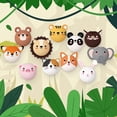 thumbnail image 2 of Farfi-linterna de animales con dibujos animados, accesorios decorativos de ambiente encantador, linterna de cabeza de Animal de bosque de papel para Festival, 2 of 5