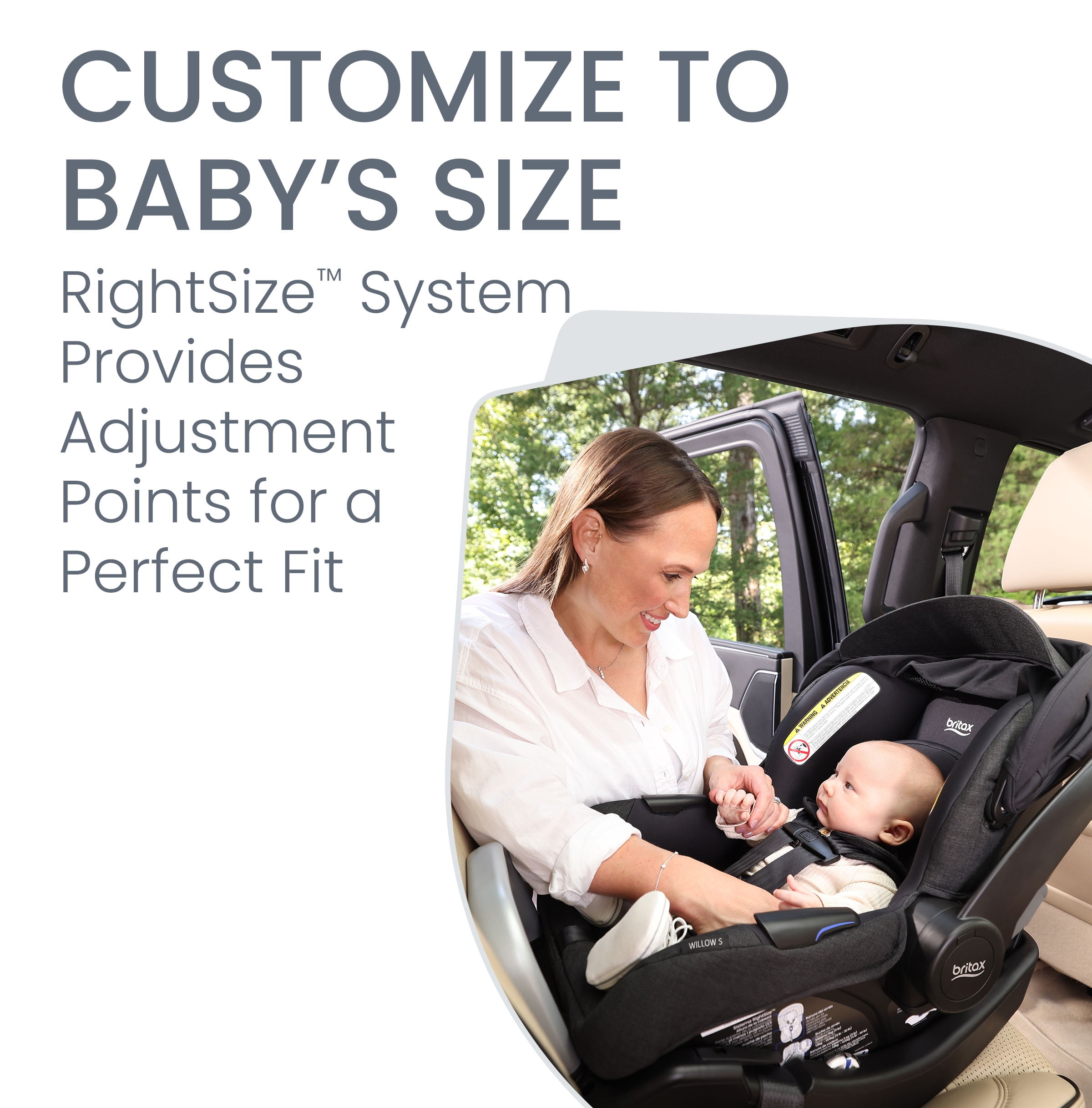 Britax® Willow Brook™ S+ Travel System, Raven Black