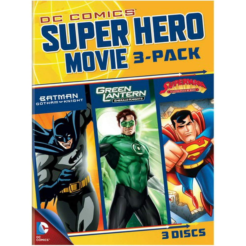 DC Superheroes Movies 3Pack (DVD)