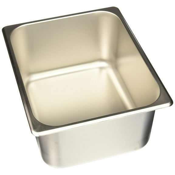 SPH6 1/2 Size Pan, 6-Inch, 25 gauge 18/8 stainless steel Regular By Winco