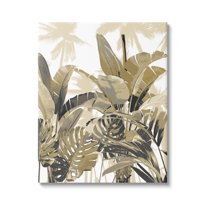 Tropical Layered Summer Palms Botanical & Floral Graphic Art Gallery Wrapped Canvas Print Wall Art
