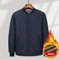 thumbnail image 5 of Men's Velvet Thickened Cotton Jacket - Loose Jacket with Lambswool Lining, 5 of 6