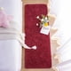 thumbnail image 4 of Tapete corredor Chicrug suave de peluche esponjoso 60x180 cm rojo vino, 4 of 7