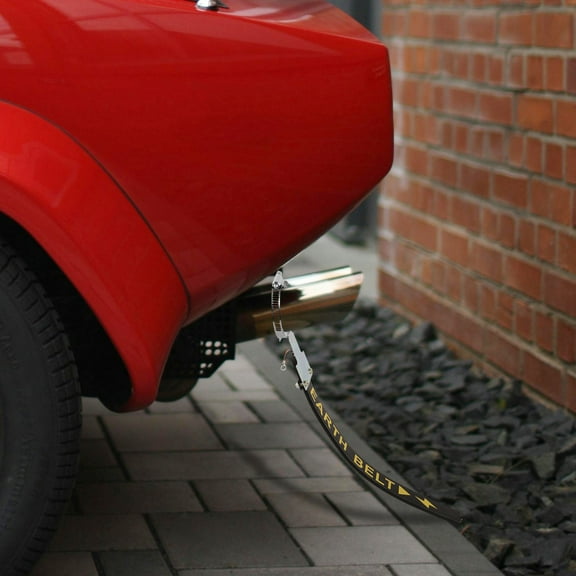 IDEANATEGRATE 1 Set Car Safety Ground Strap Anti Static Rubber Copper Wire .2x1x0.2in