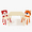 3 PCS-Bear/Tiger, variant on Tansole 3-Piece Adorable Toddler Table and Chair Set with Animal Chairs, Bear/Tiger