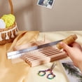 thumbnail image 5 of Wooden Quilting Ruler Holder - 7 - Slot Storage Organizer for Sewing Tools, 5 of 6