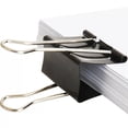 thumbnail image 1 of Extra Small Black Binder Clips 15mm Mini Metal Paper Clips Clamp (60 Pack), 1 of 5