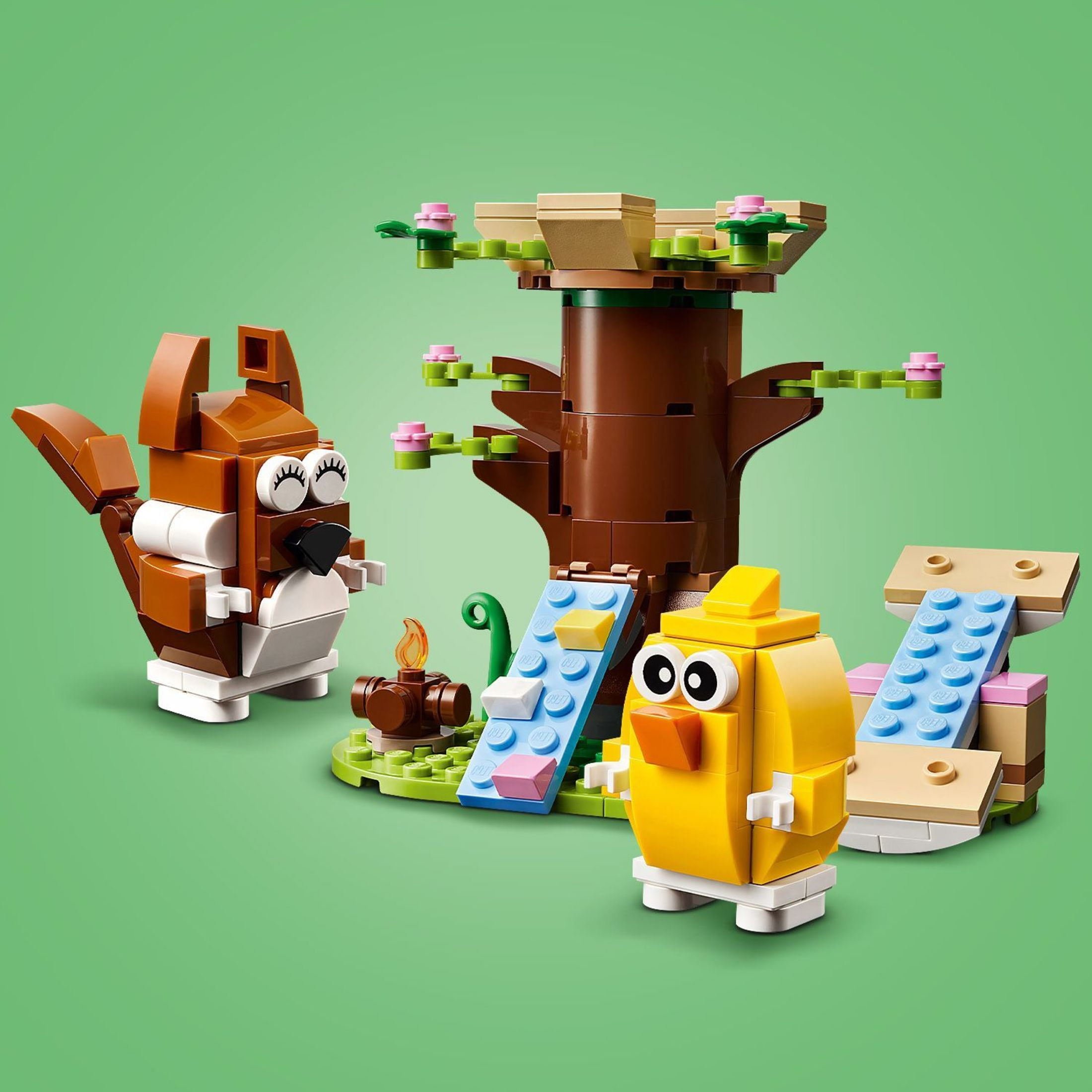 LEGO Creator Springtime Animal Play Pack  5 Adorable Animal Builds in 1 Box  Easter Chick, Unicorn, (图4)
