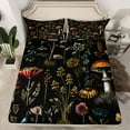 thumbnail image 2 of Feelyou Jungle Plant Botabica Full Size Sheets, Mushroom Sunflower Groovy Bed Sheets, Teens Kids Boys Girls Sheet Sets, Breathable Home Decor, 4 Pieces, 2 of 7