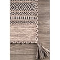 thumbnail image 3 of nuLOOM Deetta Banded Tassel Area Rug, 4' x 6', Light Beige, 3 of 3