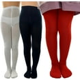 thumbnail image 2 of ToBeInStyle Girls Pack of 6 Classic Pull-On Assorted Warm Winter Tights, 2 of 7