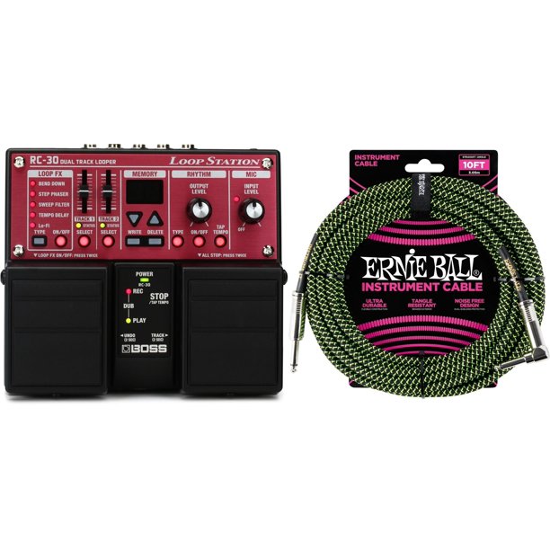 Boss Rc 30 Phrase Looper Pedal Ernie Ball P Value Bundle Walmart Com Walmart Com Boss Rc 30 Phrase Looper Pedal Ernie Ball P Value Bundle Walmart Com Walmart Com