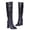 Blue, variant on Aqestyerly Women's Boots Oversized Women's Fall Winter Plush Inner Lining Thick Heels Super High Heels Pointed toe Long Pile Boots