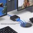 thumbnail image 1 of Divisor de Gigabit, Distancia de Transmisión de 328 Pies 1000Mbps Divisor de Red RJ45 Puerto 1 en 2 Para Enrutador para laptop para laptop, 1 of 7