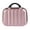 Rose gold, variant on TureClos Makeup Storage Organizer Travel ABS Toiletry Suitcase Box Mini Boarding Luggage Cosmetic Case Large Capacity Bag Champagne