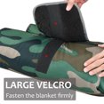 thumbnail image 5 of Kato Outdoors Waterproof Throw Blanket, Machine Washable, Camo/Black, 59'' x 79'', 5 of 7