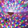 thumbnail image 5 of Anuirheih LED Colorful Ball Light for Party, Golden Little Ball Stage Light 6 Beads Colorful Home RGB Flash KTV Ball, 5 of 7