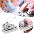 thumbnail image 3 of Handheld Mini Single Hole Puncher Punch for DIY Project Hole 1/4 inch Functional Labor Saving Removable Waste Compartment Durable Tool , Transparent, 3 of 8