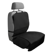 Custom Accessories Car Front Seat Pet Protector Quilted 1-Piece Black