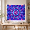 thumbnail image 5 of Luminous Mandala in a Starry Cosmic Field, Mystical Psychedelic for Meditation Enthusiasts, Geometric Wall Art, Housewarming Gift, Tapestry Wall Hanging for Bedroom and Studio, 5 of 7