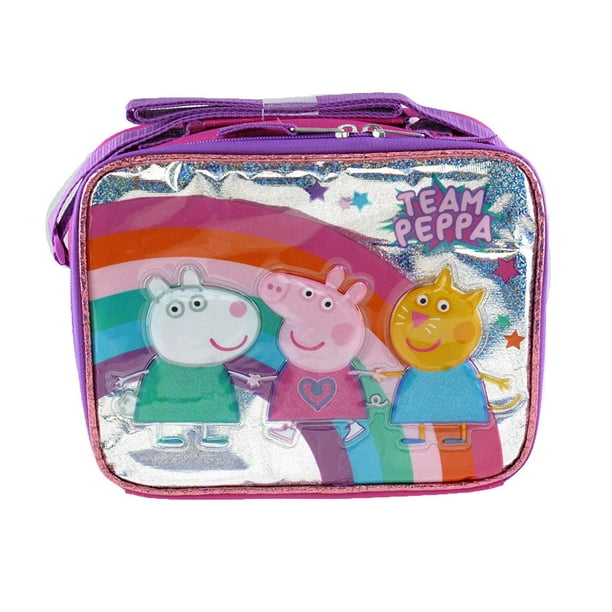 Lunch Bag Peppa Pig Team Peppa Pink New 191935