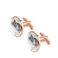 thumbnail image 2 of Elegant Shirt Cufflinks Set Made of Stainless Steel Ideal for Formal Attire - for Special Occasions and Business Meetings, 2 of 6
