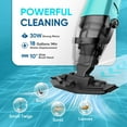 thumbnail image 4 of (2025 New) Efurden Cordless Pool Vacuum, Handheld Pool Vacuum with Running Time up to 60-Minutes for Above Ground Pools, Spas and Hot Tubs, Green, 4 of 8